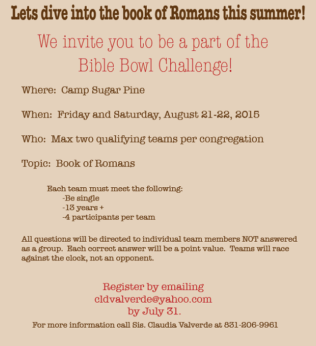 Bible Bowl